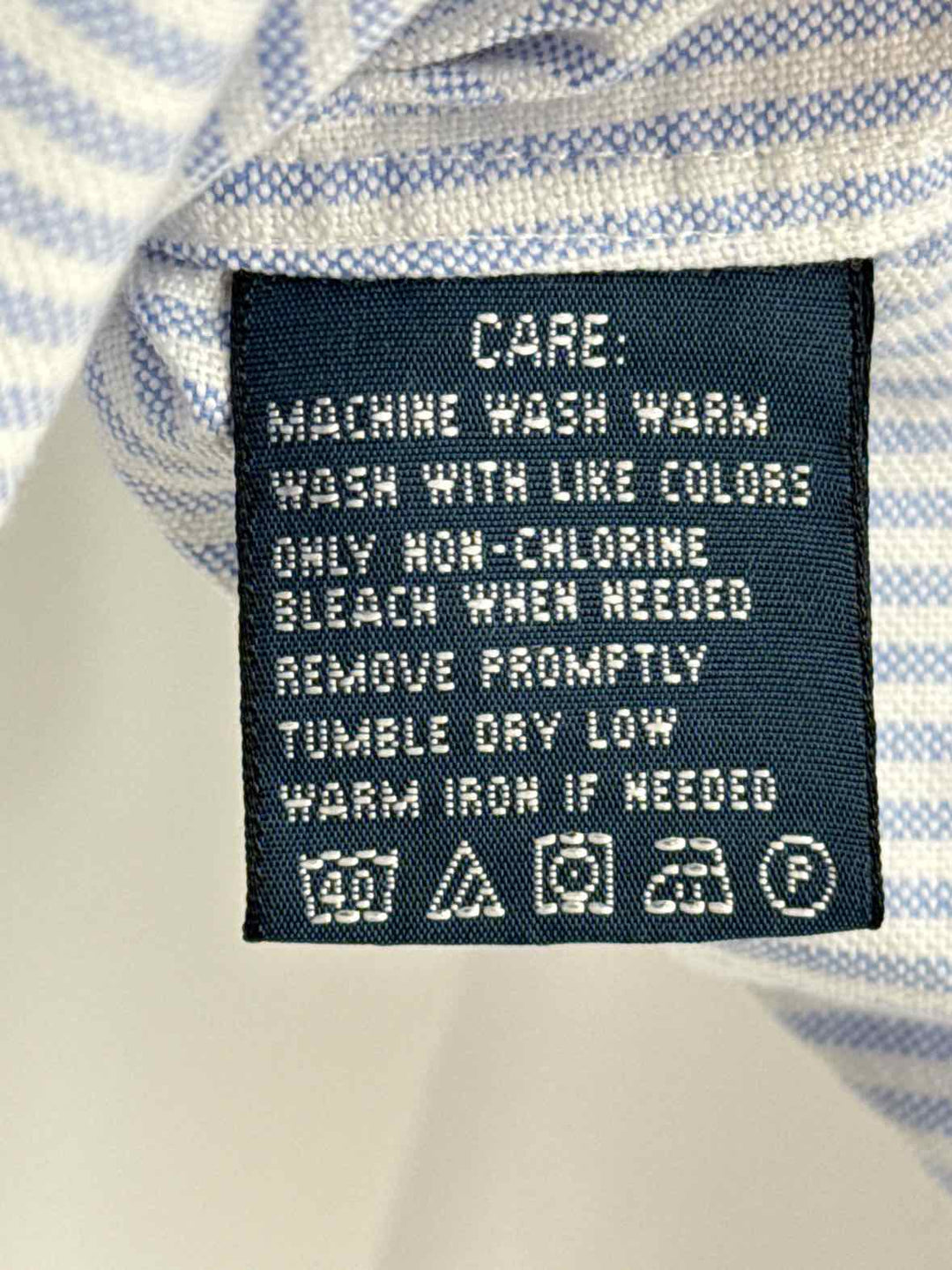 Size 8 RALPH LAUREN Blue Shirt