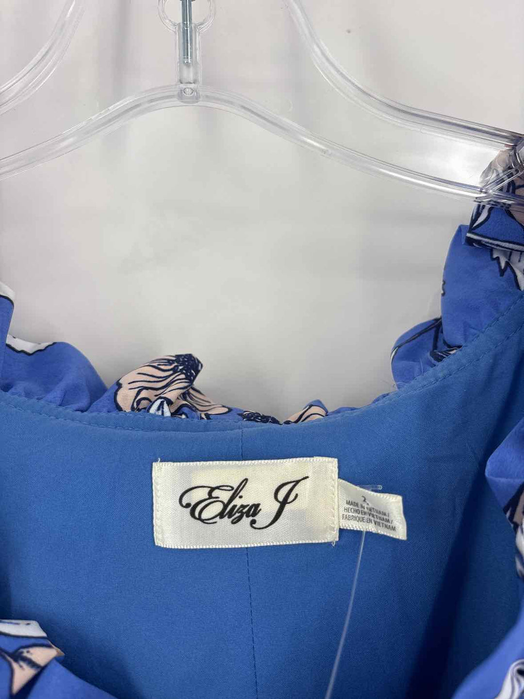 Size 2 ELIZA J Blue Dress