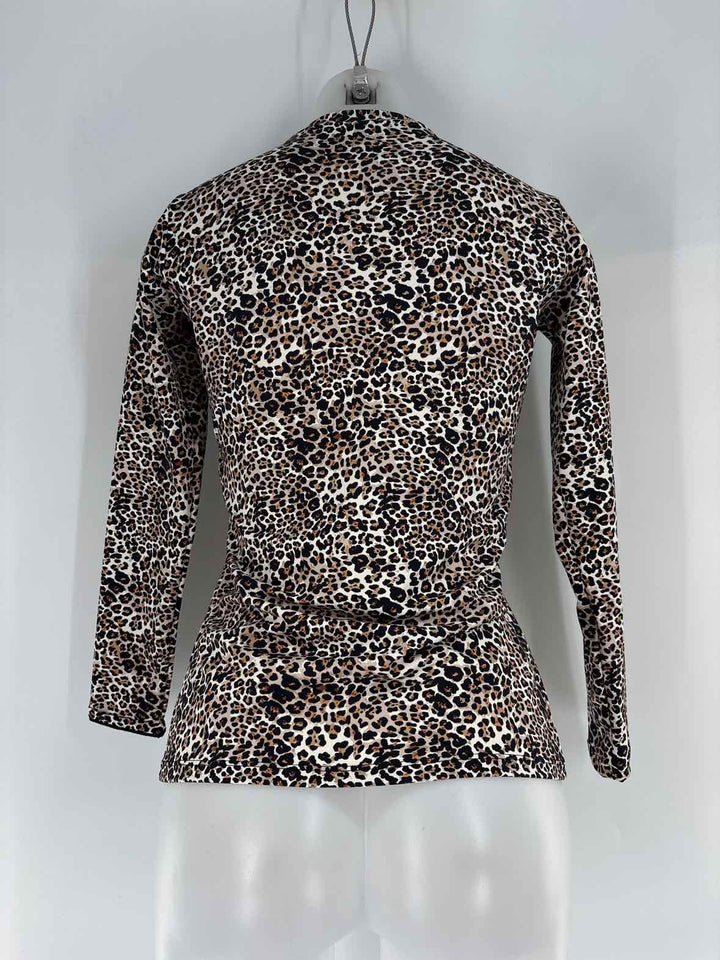 Size L BETSEY JOHNSON Brown Print Jacket