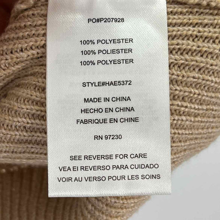 Size S Tan Sweater