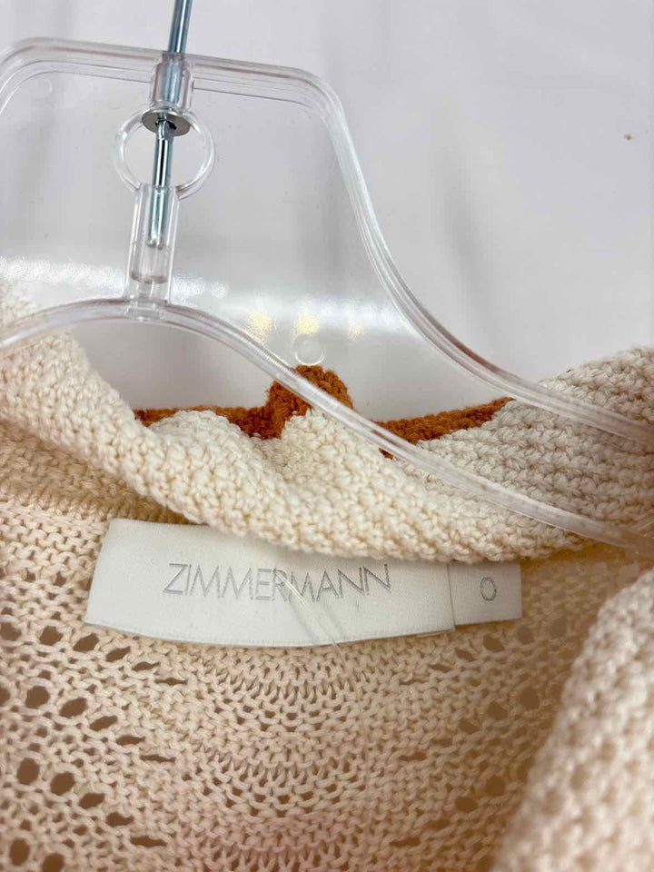 Size 0 ZIMMERMAN Tan Knit Sweater