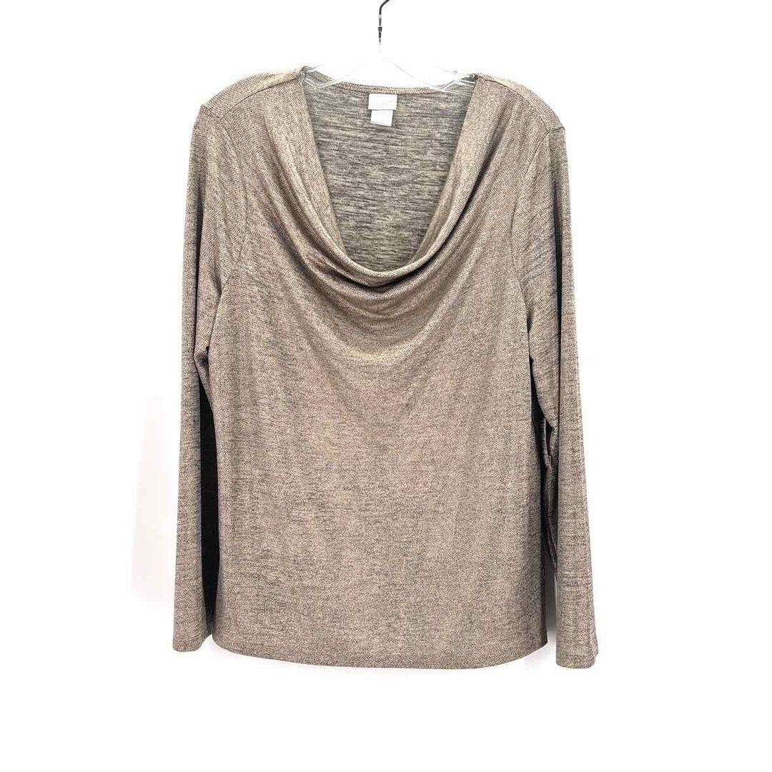 Size L Chico's Bronze Shirt