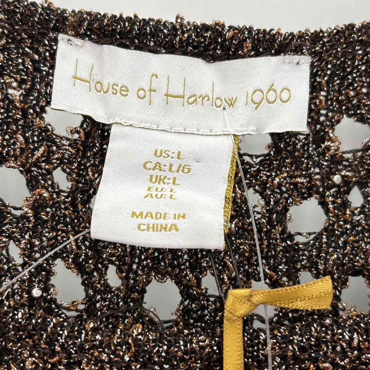 Size L HOUSE OF HARLOW Bronze Dress