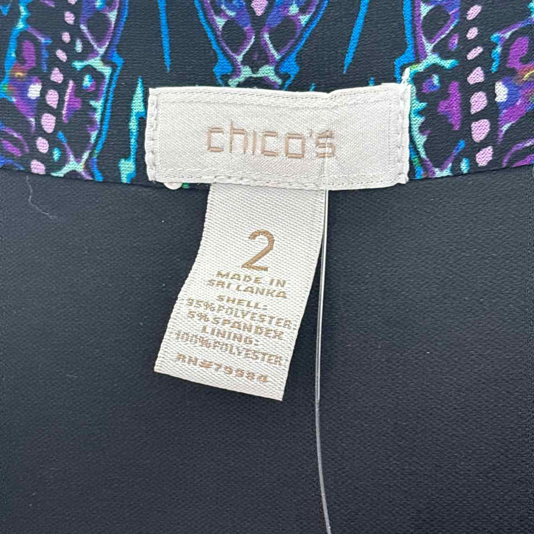 Size L Chico's Black Dress