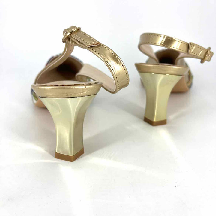 Shoe Size Gold Pumps