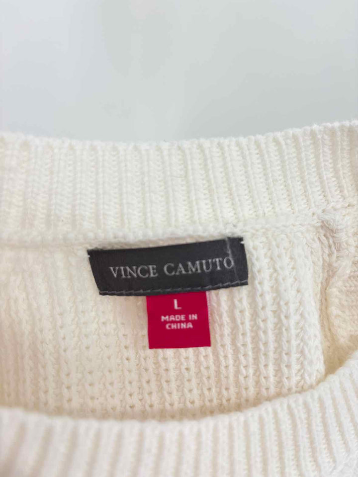 Size L Vince Camuto Cream Sweater