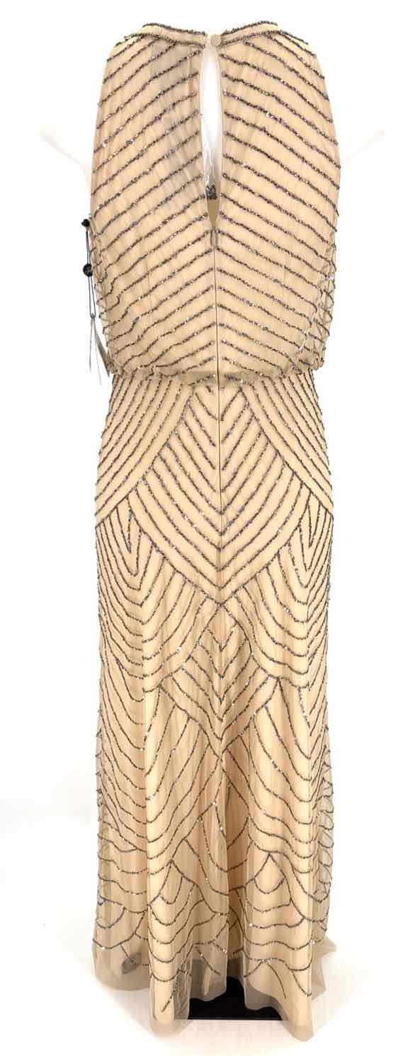 Size 8 Adrianna Papell Nude PROM