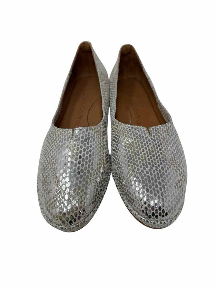Shoe Size 9 Silver Flats