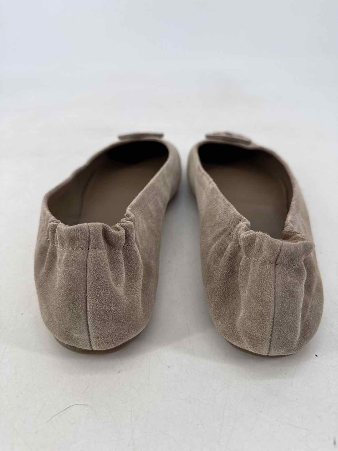 Shoe Size 10 Tory Burch Gray Suede Flats
