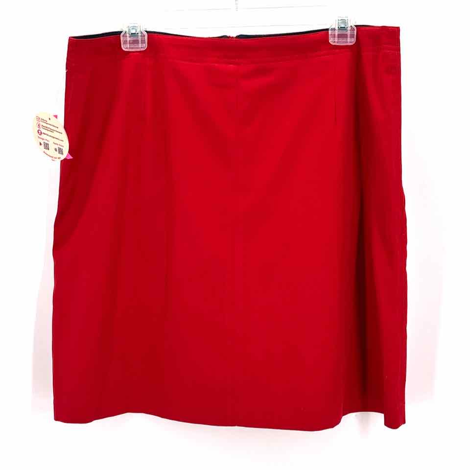 Size 14 TAIL Red Skirt