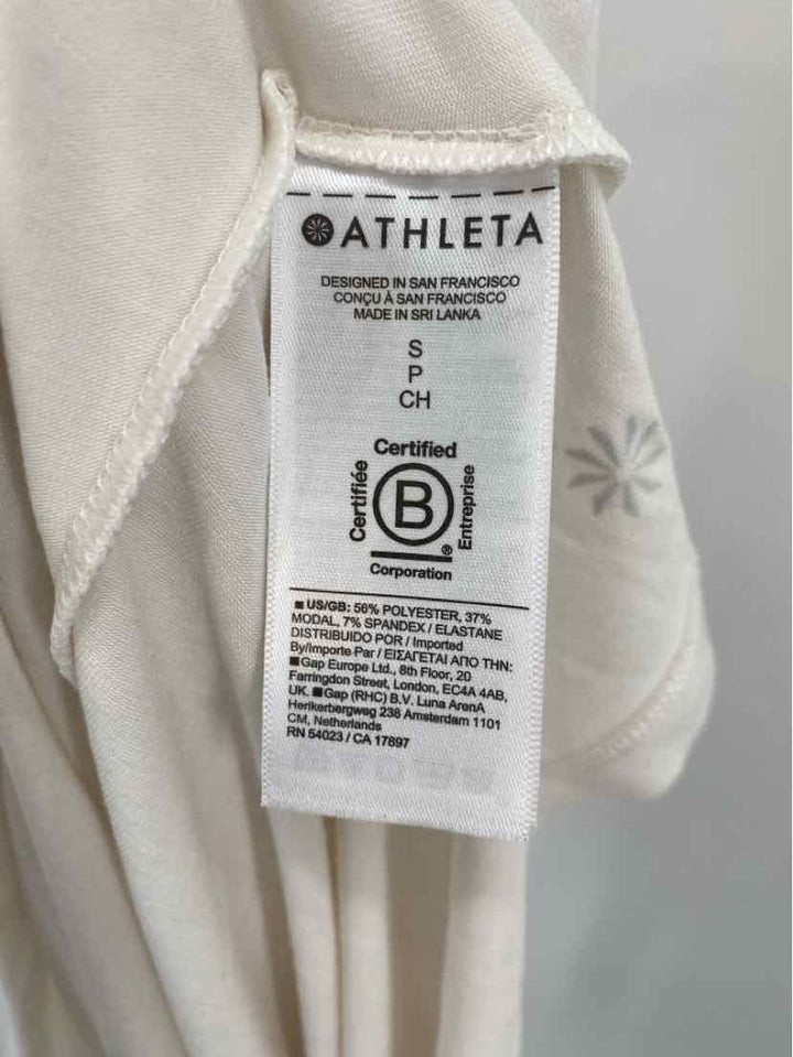 Size S Athleta White Cotton Shirt