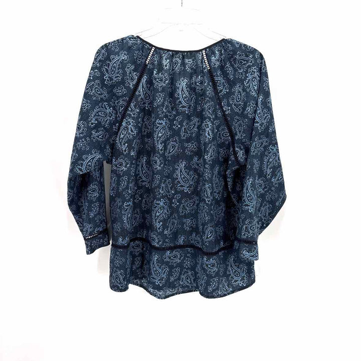 Size S Michael Kors Navy Print Shirt