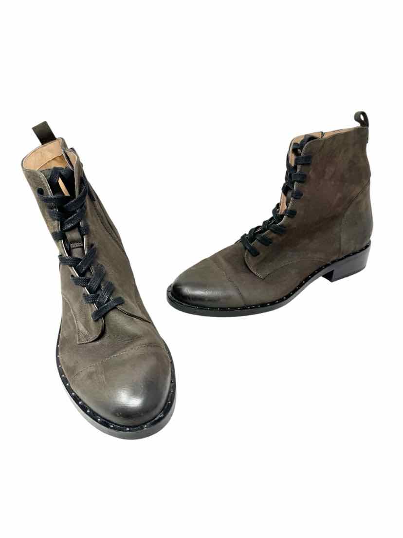 Shoe Size 8.5 HALOGEN Brown Leather Boots