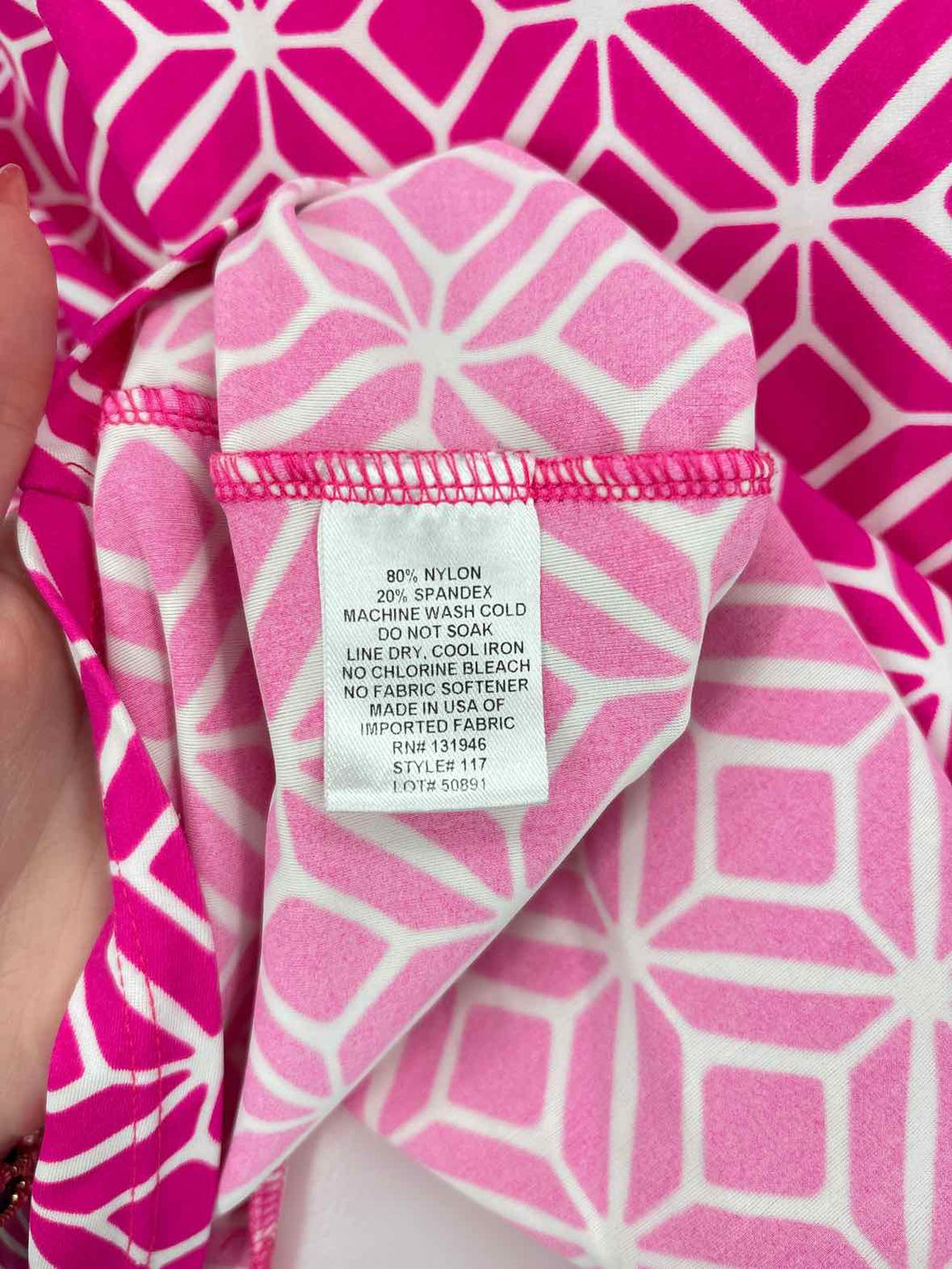 Size M PINK PRINT Dress