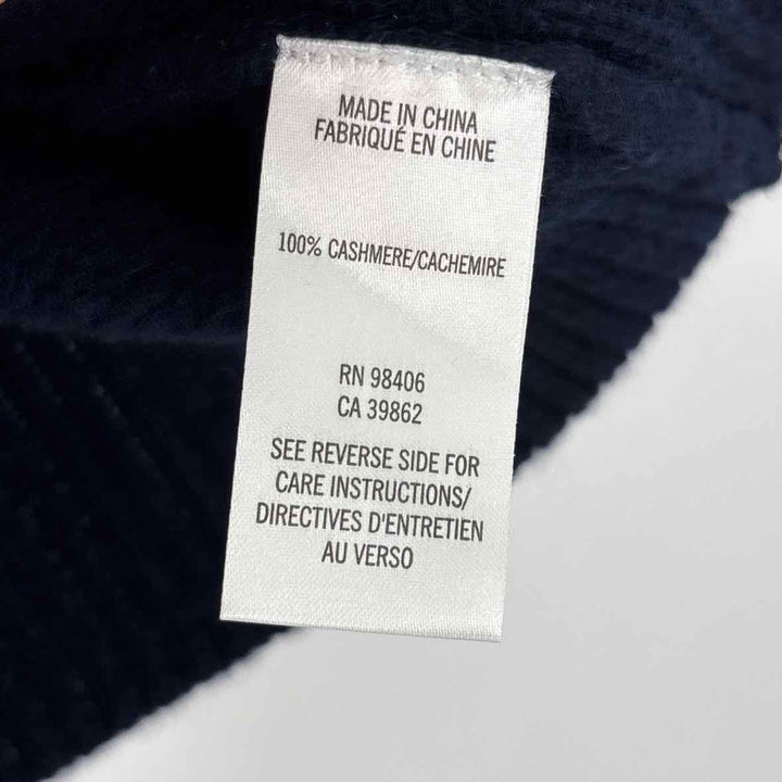 Size Petite THEORY Navy Cashmere Sweater