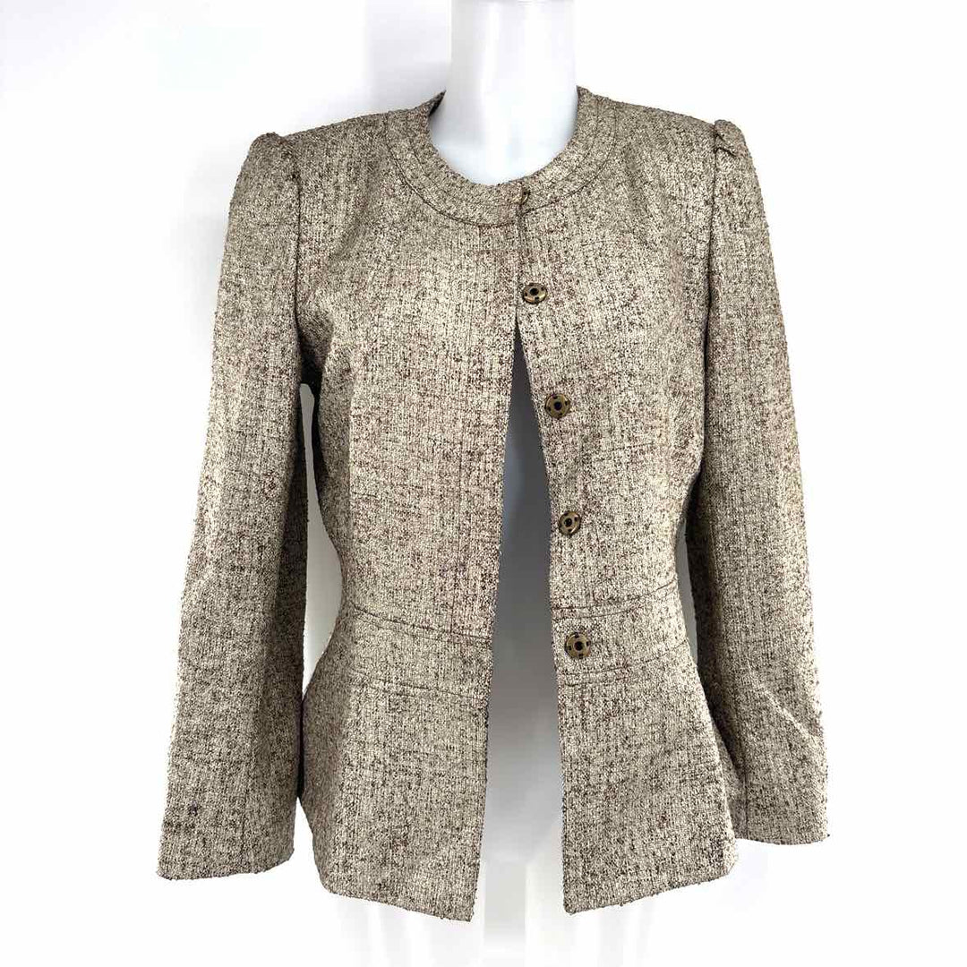 Size 8 LAFAYETTE Gold Blazer