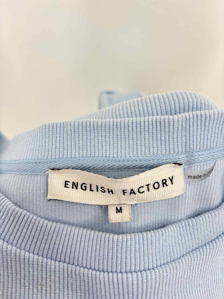 Size M ENGLISH FACTORY Blue Shirt