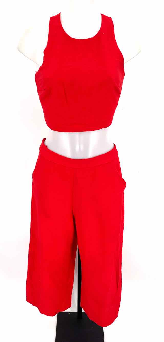 Size 7 Red 2 PC Dress