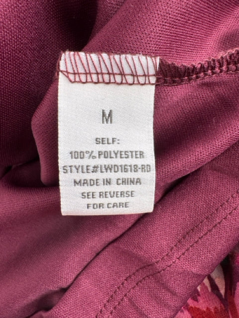Size M AURA Burgundy Dress