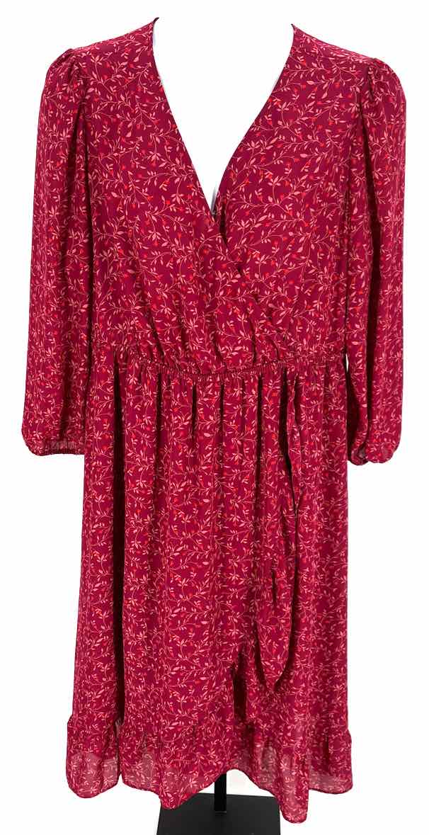 Size 2X Old Navy Burgundy Dress