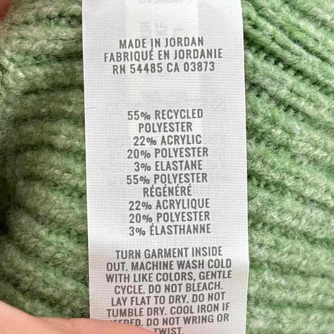 Size XS AERIE Green Knit Sweater
