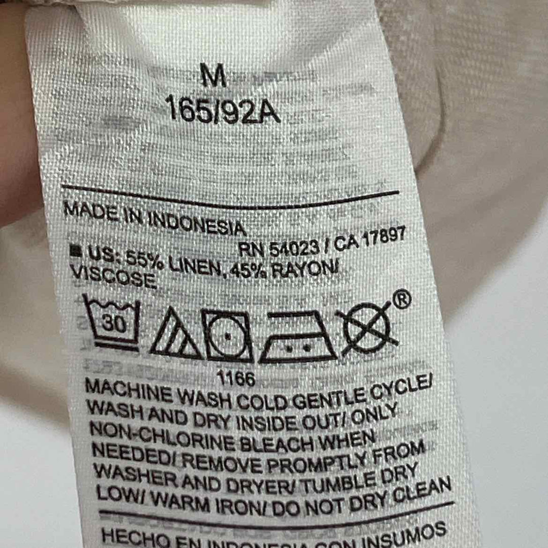 Size M Old Navy Khaki Linen Dress