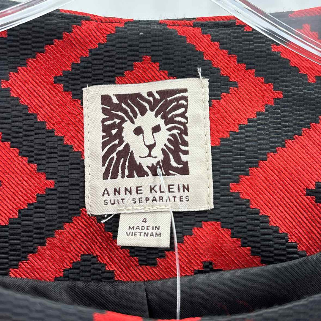 Size 4 Anne Klein Red Blazer