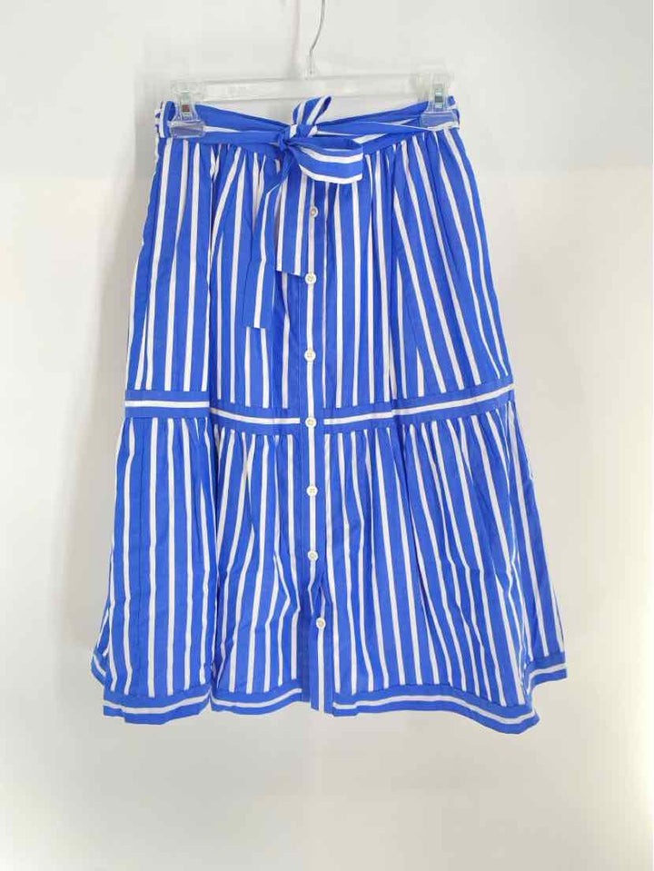 Size 00 J Crew Blue Skirt