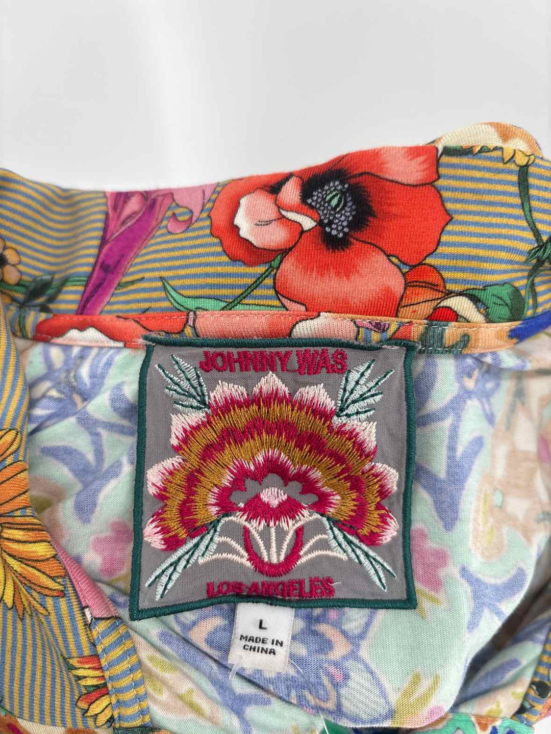 Size L Johnny Was Multi-Color Shirt