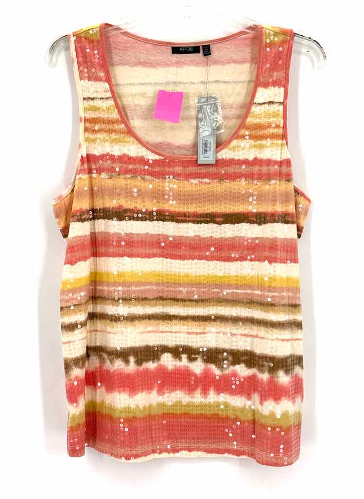 Size 0X APT 9 Pink Sequined Shirt