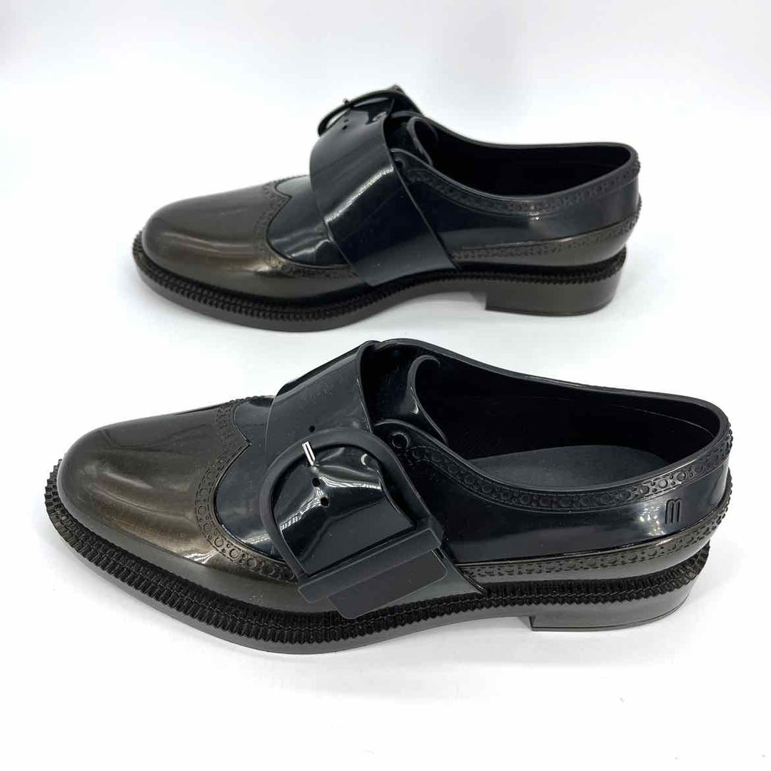 Shoe Size 8 MELISSA Black Flats