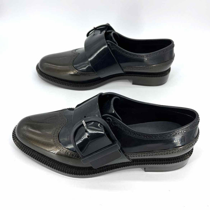 Shoe Size 8 MELISSA Black Flats