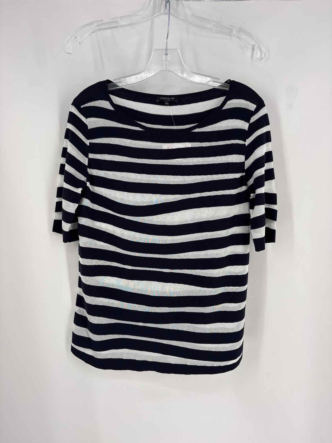 Size S LAFAYETTE Navy Print Shirt
