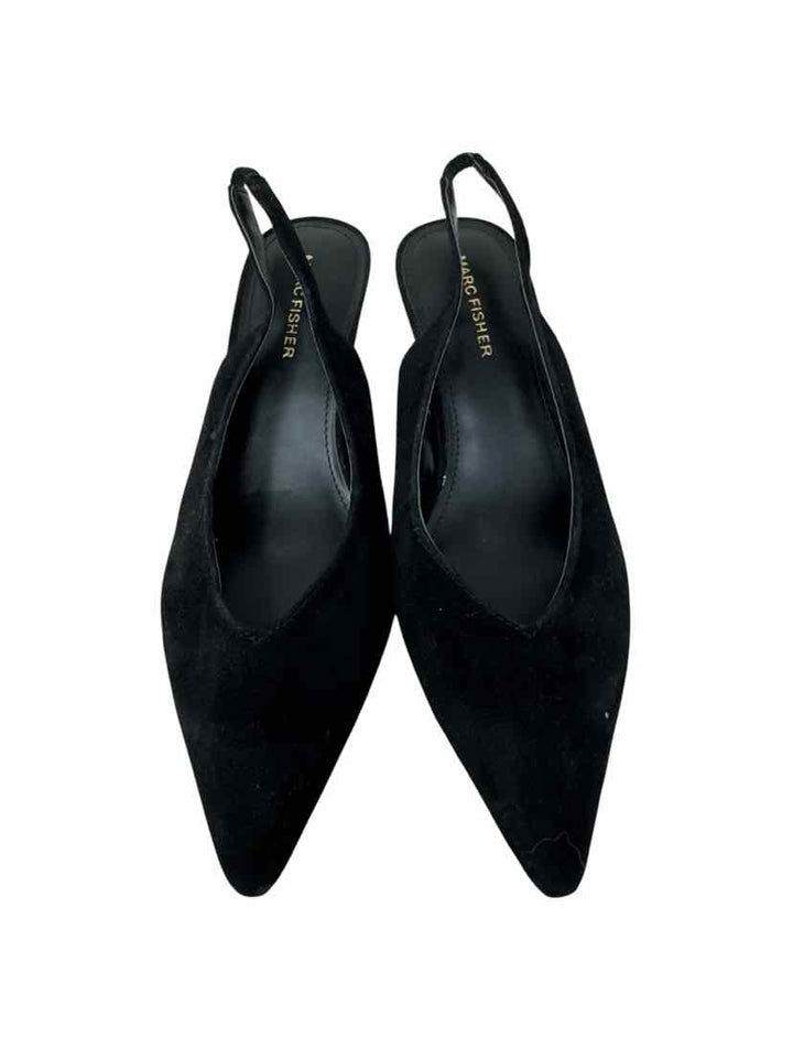 Shoe Size 7.5 MARC FISHER Black Suede Pumps