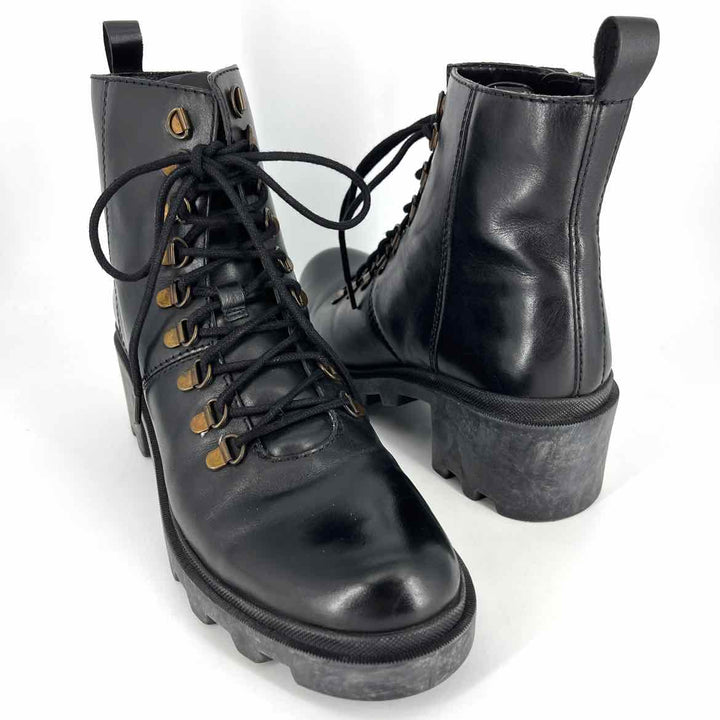 Shoe Size 10 Steve Madden Black Leather Boots