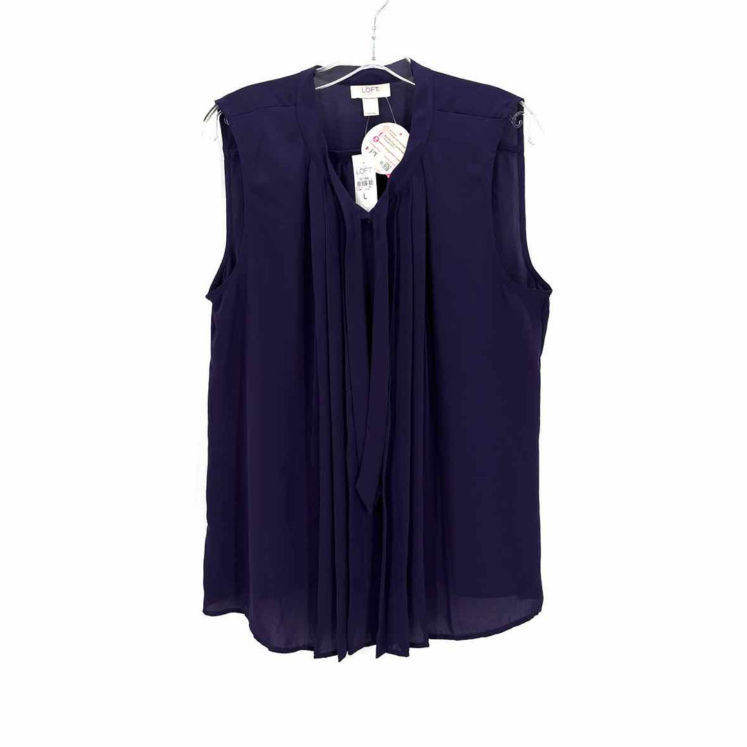 Size L LOFT Purple Shirt