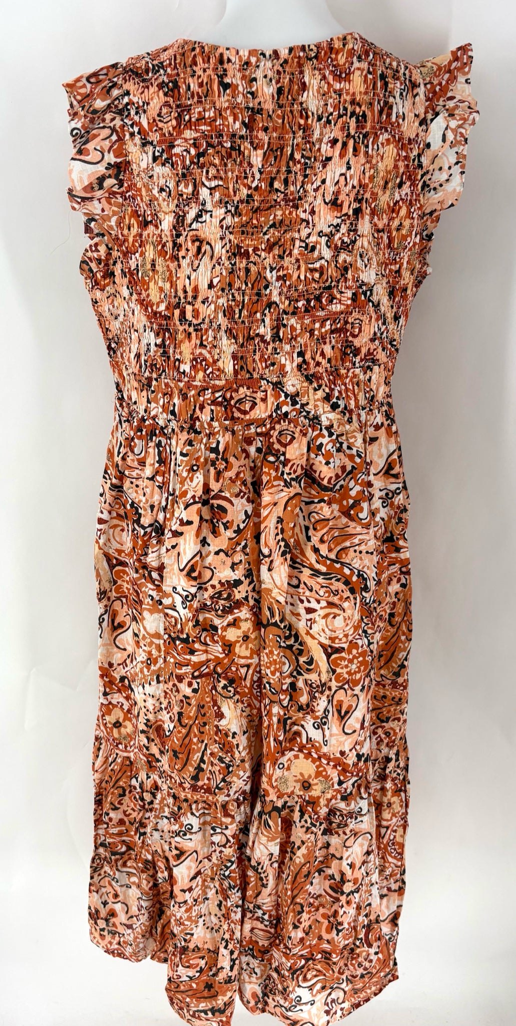 Size 1X Anthropologie Orange Dress