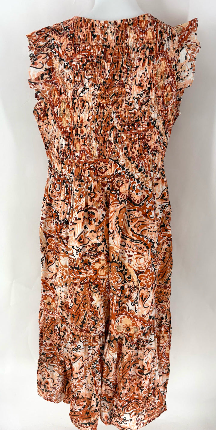 Size 1X Anthropologie Orange Dress