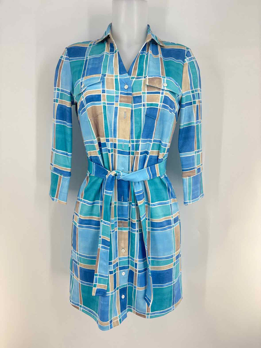Size XS J MCLAUGHLIN Blue Dress