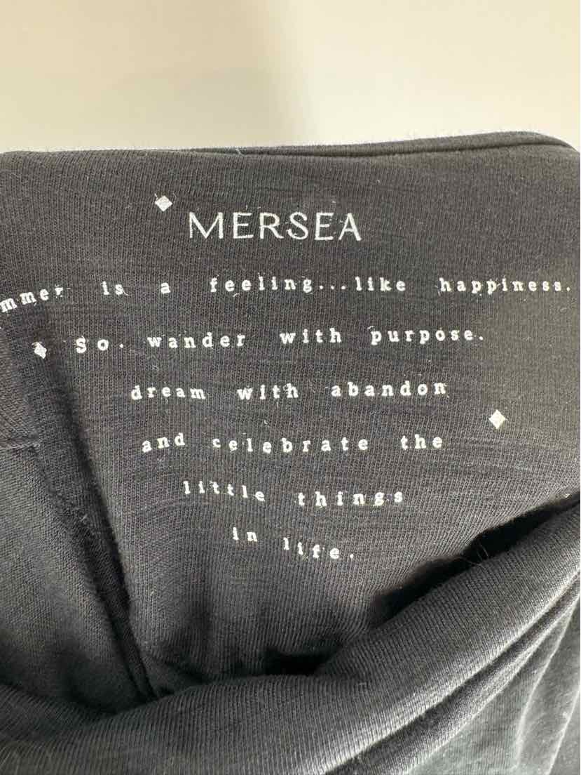 Size L MERSEA Black Cotton Sweater
