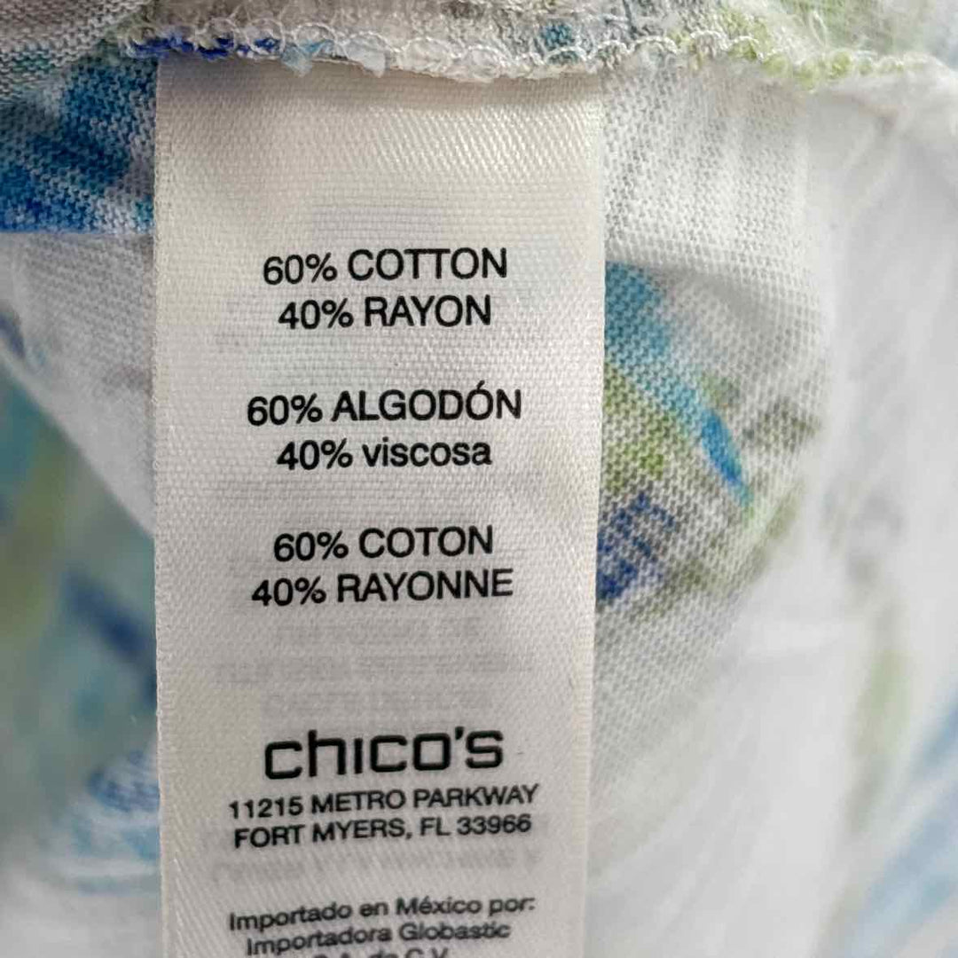 Size L Chico's Ivory Shirt
