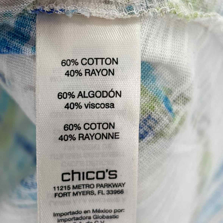 Size L Chico's Ivory Shirt