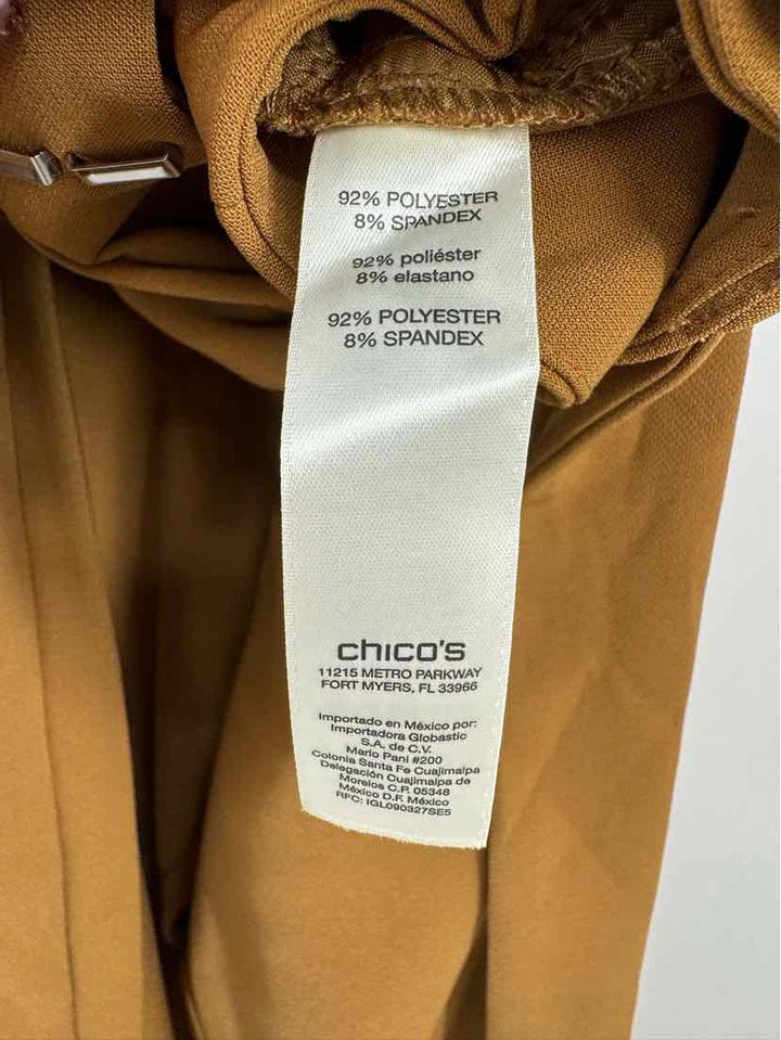 Size XL Chico's Mustard Pants