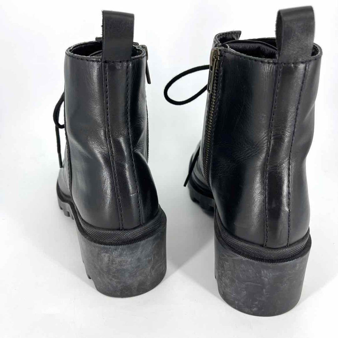 Shoe Size 10 Steve Madden Black Leather Boots