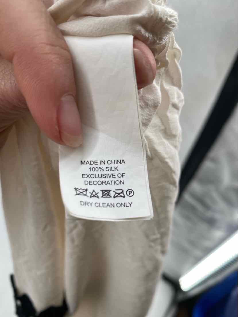 Size L Kate Spade Cream Shirt