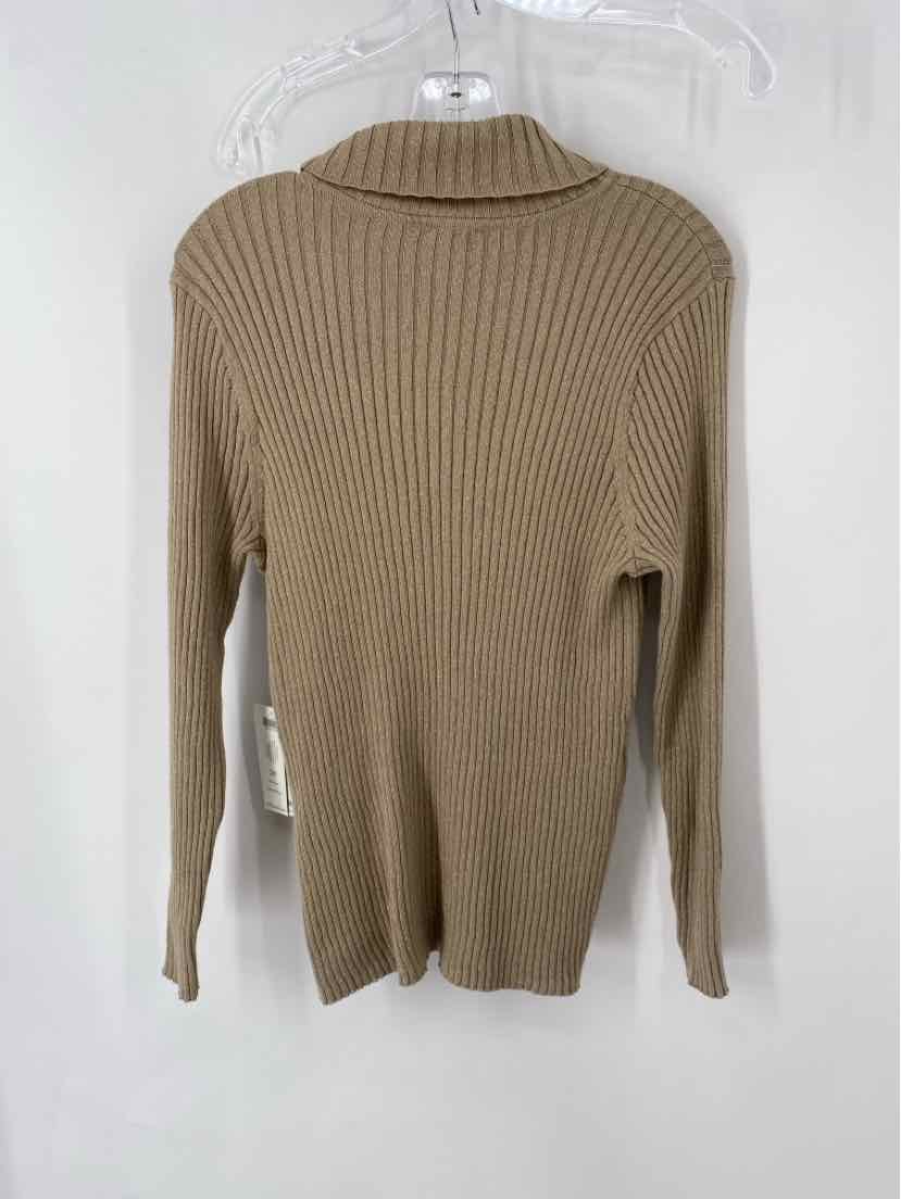 Size L Chico's Gold Knit Sweater