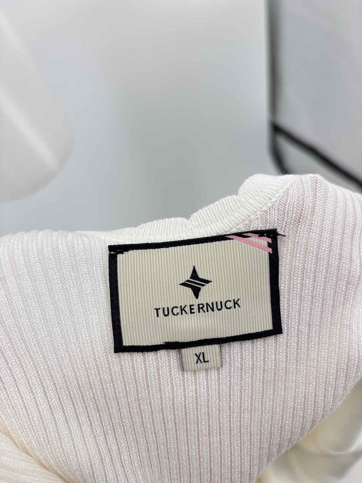 Size XL TUCKERNUCK Ivory Knit Shirt