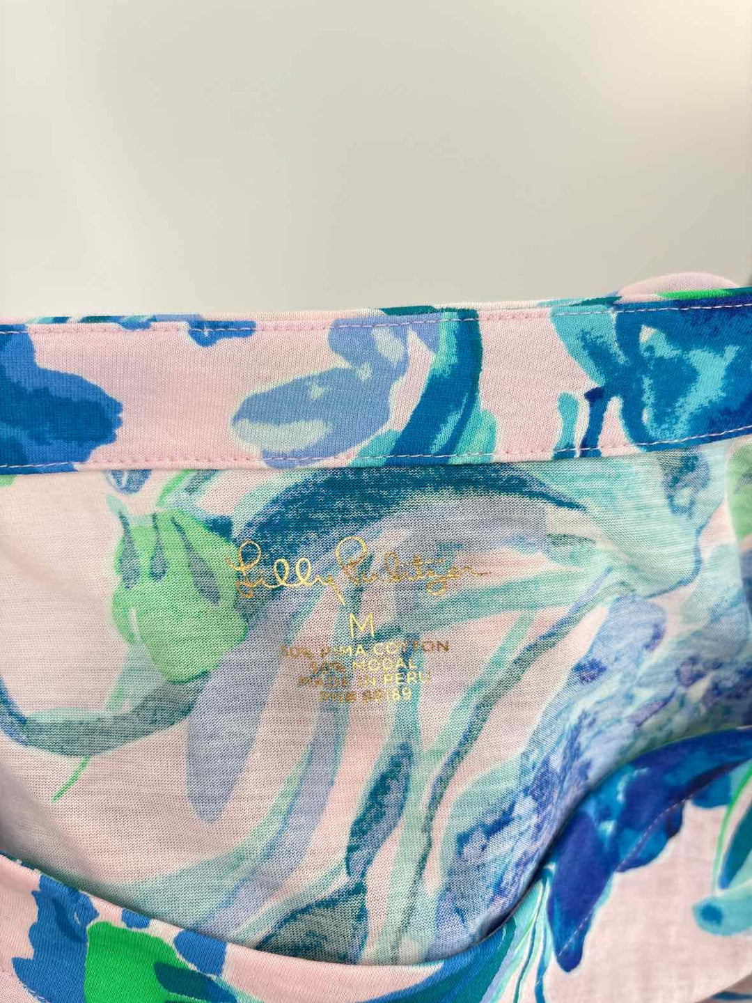 Size M Lilly Pulitzer PINK PRINT Shirt