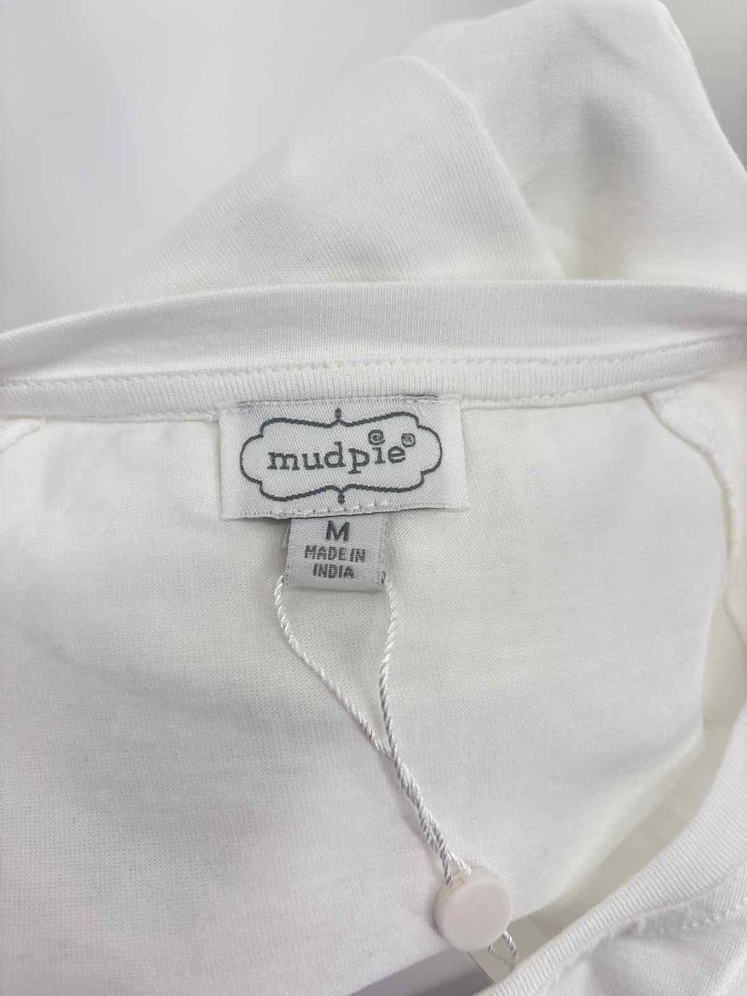 Size M Mud Pie White Shirt