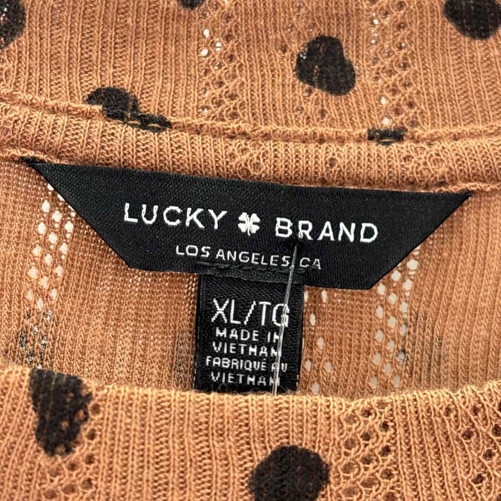 Size XL LUCKY Tan Shirt